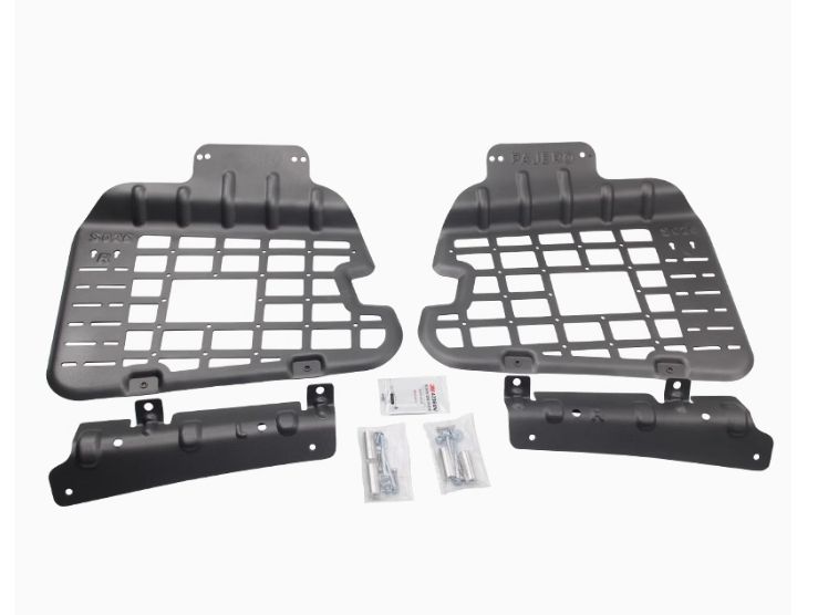 三菱 パジェロ V93 V97 アルミニウム リアトランク 収納パネル アウトドア便利 内装パーツ サイド2個セットZYL036 入荷