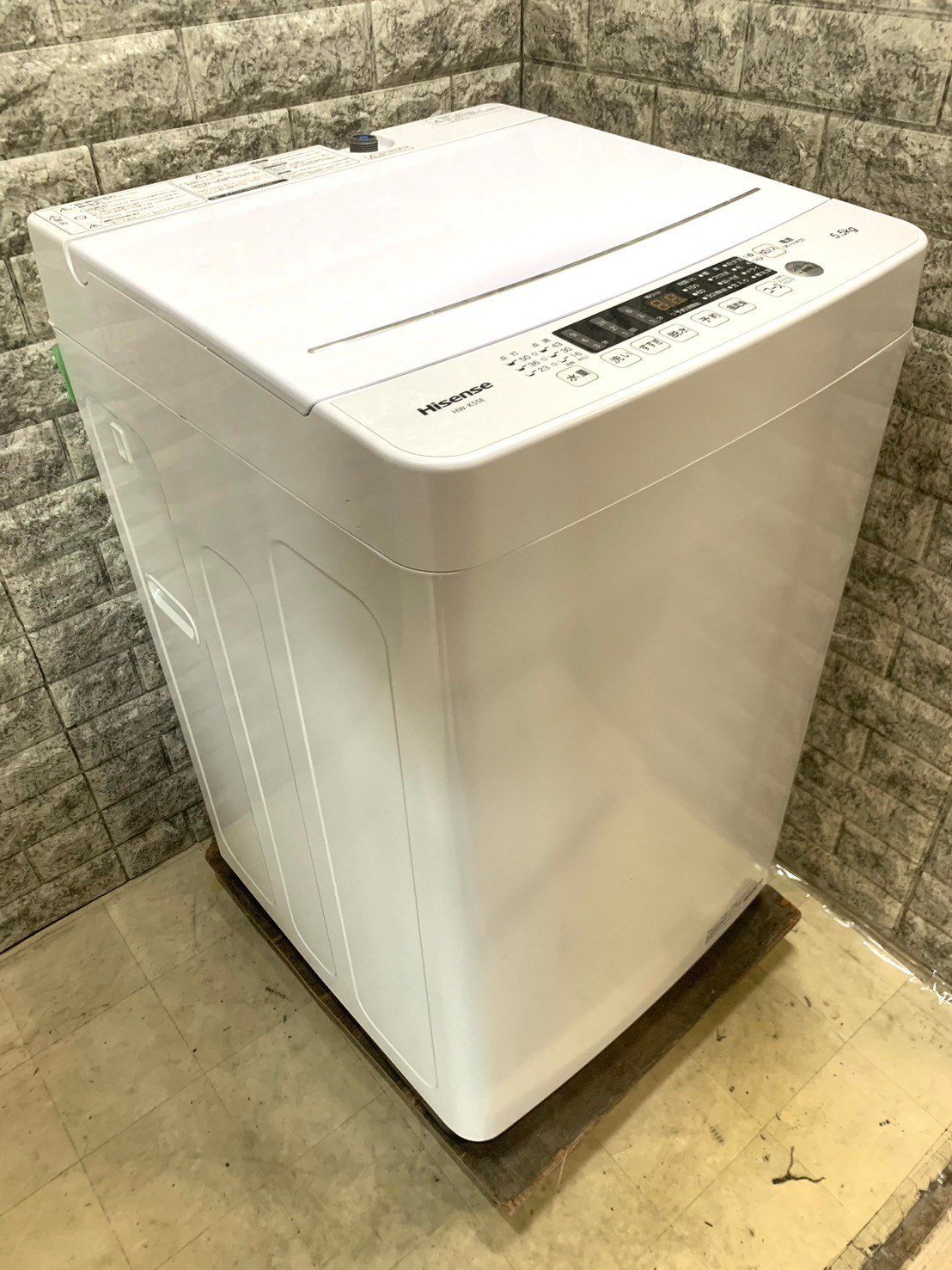 全国送料無料☆3か月保障付き☆洗濯機☆2022年☆ハイセンス☆HW-K55E  
