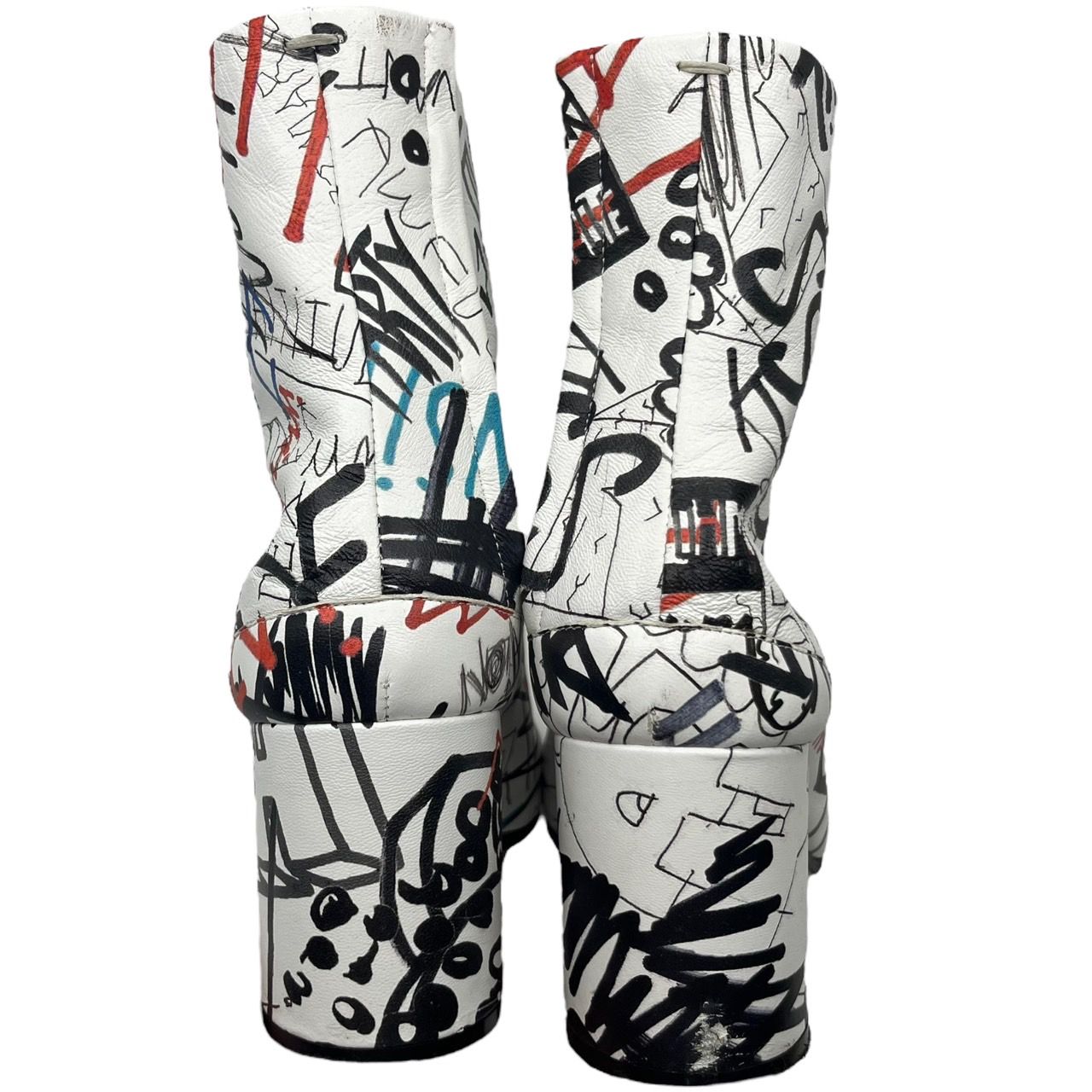 大幅お値下げ！Maison Margiela グラフィティブーツ MAISON MARGIELA(メゾンマルジェラ) Graffiti Tabi boots 落書き