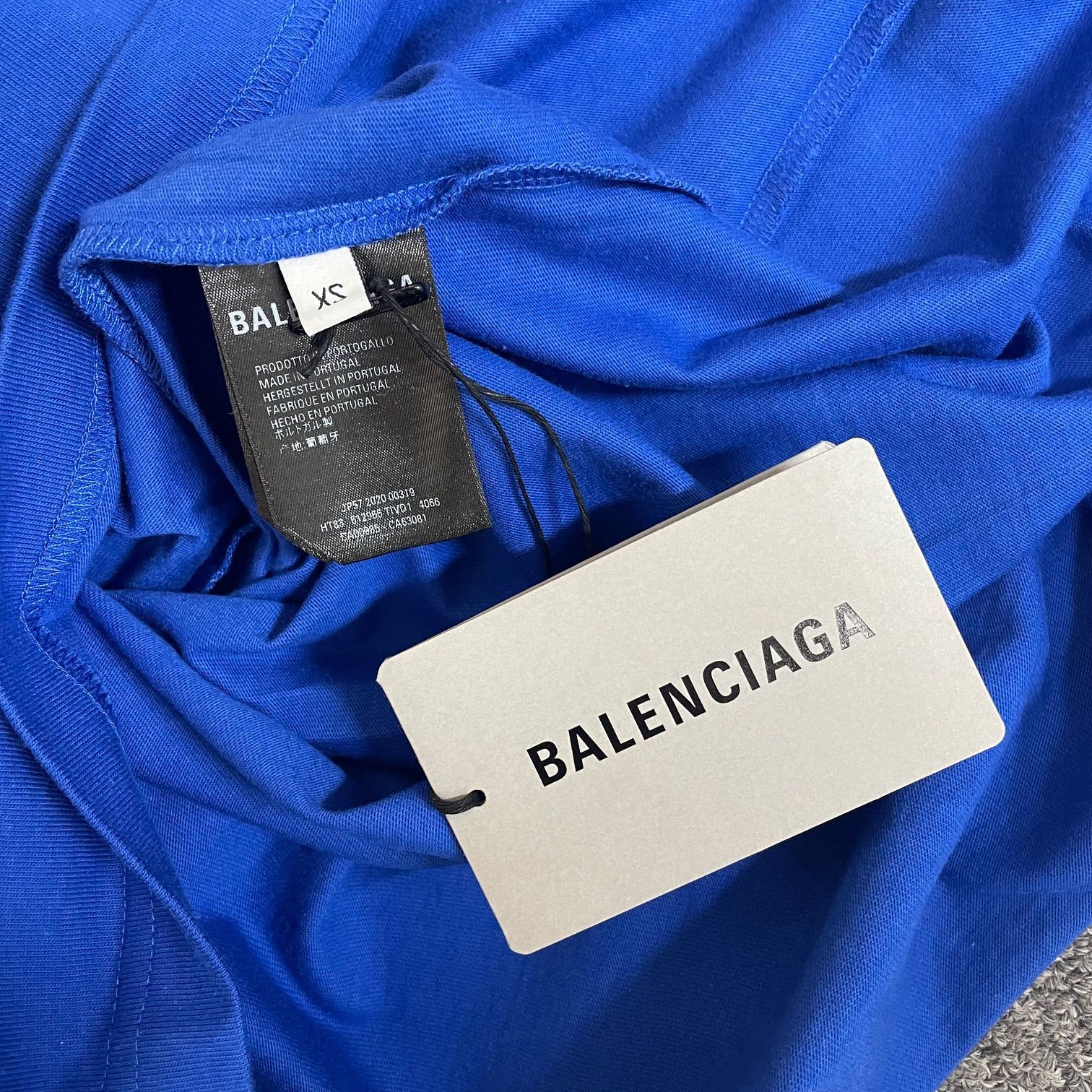 国内正規 BALENCIAGA 20AW NEWS Logo Tee ニュース ロゴ Tシャツ ...