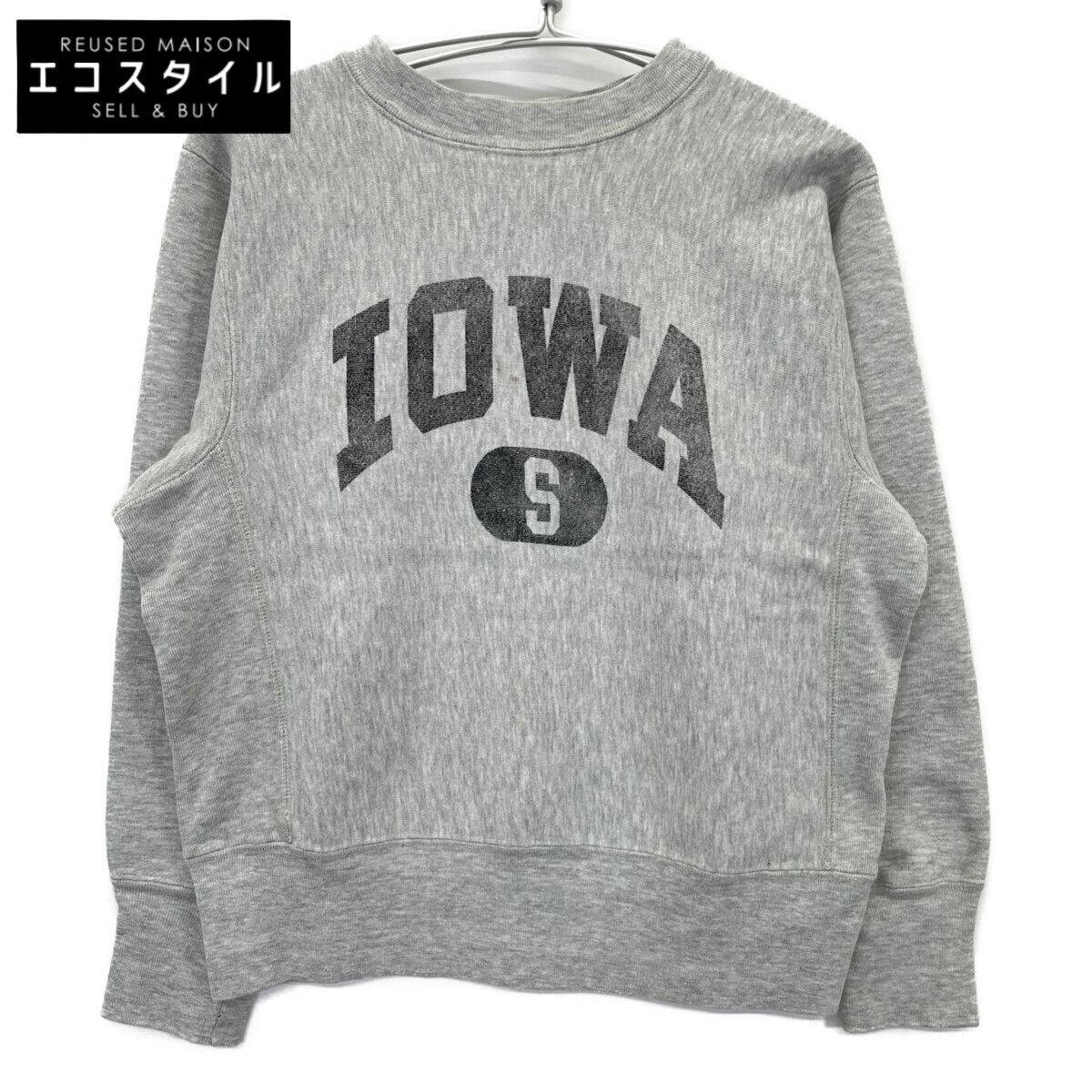 Champion チャンピオン 80S ﾄﾘｺﾀｸﾞ IOWA ﾘﾊﾞｰｽｳｨｰﾌﾞｽｳｪｯﾄ S