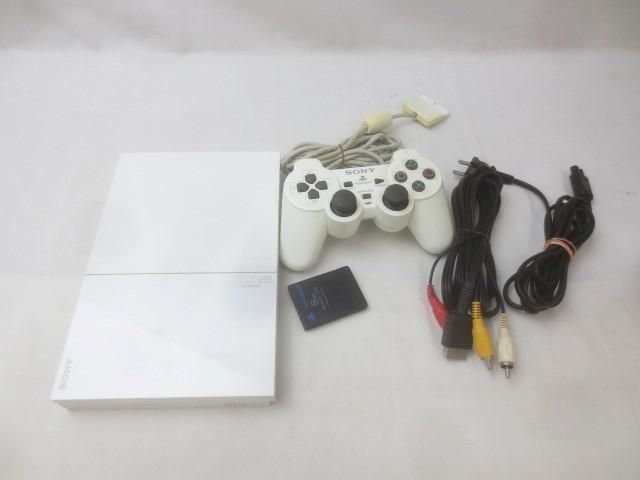 ゲーム プレイステーション2 PS2 本体 SCPH-90000 クラシックホワイト 動作品 周辺機器付き