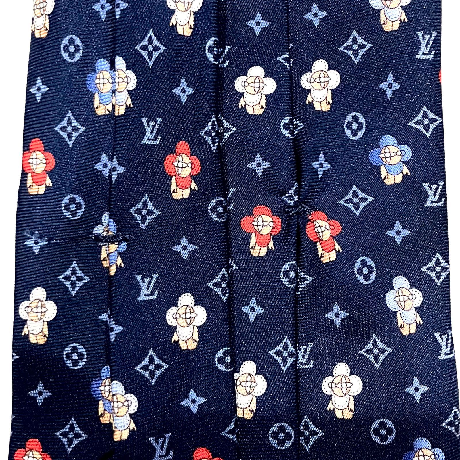 LOUIS VUITTON ルイヴィトン シルク ネクタイ クラヴァット ソー