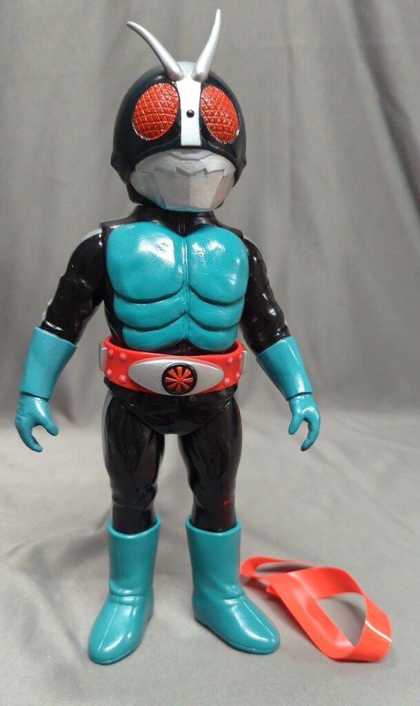 仮面ライダー旧2号　一文字隼人ヘッド　未開封新品　東映レトロソフビメディコムトイ MEDICOM TOY - 仮面ライダー旧2号（一文字隼人ヘッド