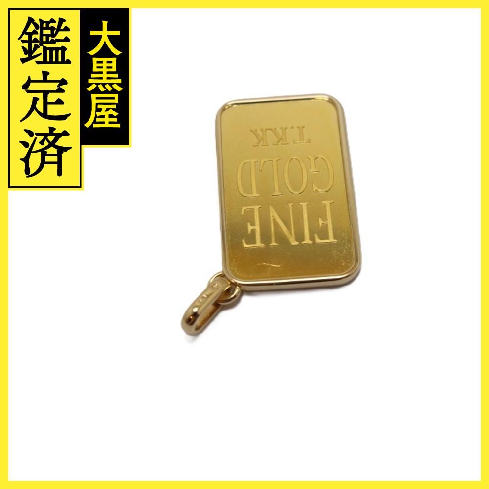 ギンザタナカ 純金10gコインバー ペンダントトップ