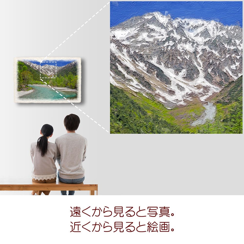 和紙の絵写真 「朝焼けの残雪の山とミズバショウの湿原」 パネル付き 30x21cm 絵画 インテリア 玄関 風水 風景画 アート パネル ポスター  おしゃれ 新築祝い 絵 壁掛け 和モダン 和風 ジャパンディ 春 緑 山の絵 花の絵 - メルカリ