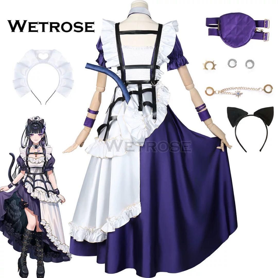 狂蘭メロコ　フルセット　コスプレ　にじさんじEN Amazon.co.jp: YouTuber VTuber コスプレ衣装 狂蘭 メロコ