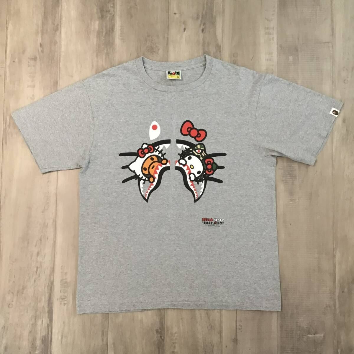 ☆XL☆ HELLO KITTY マイロ シャーク Tシャツ a bathing ape BAPE milo 