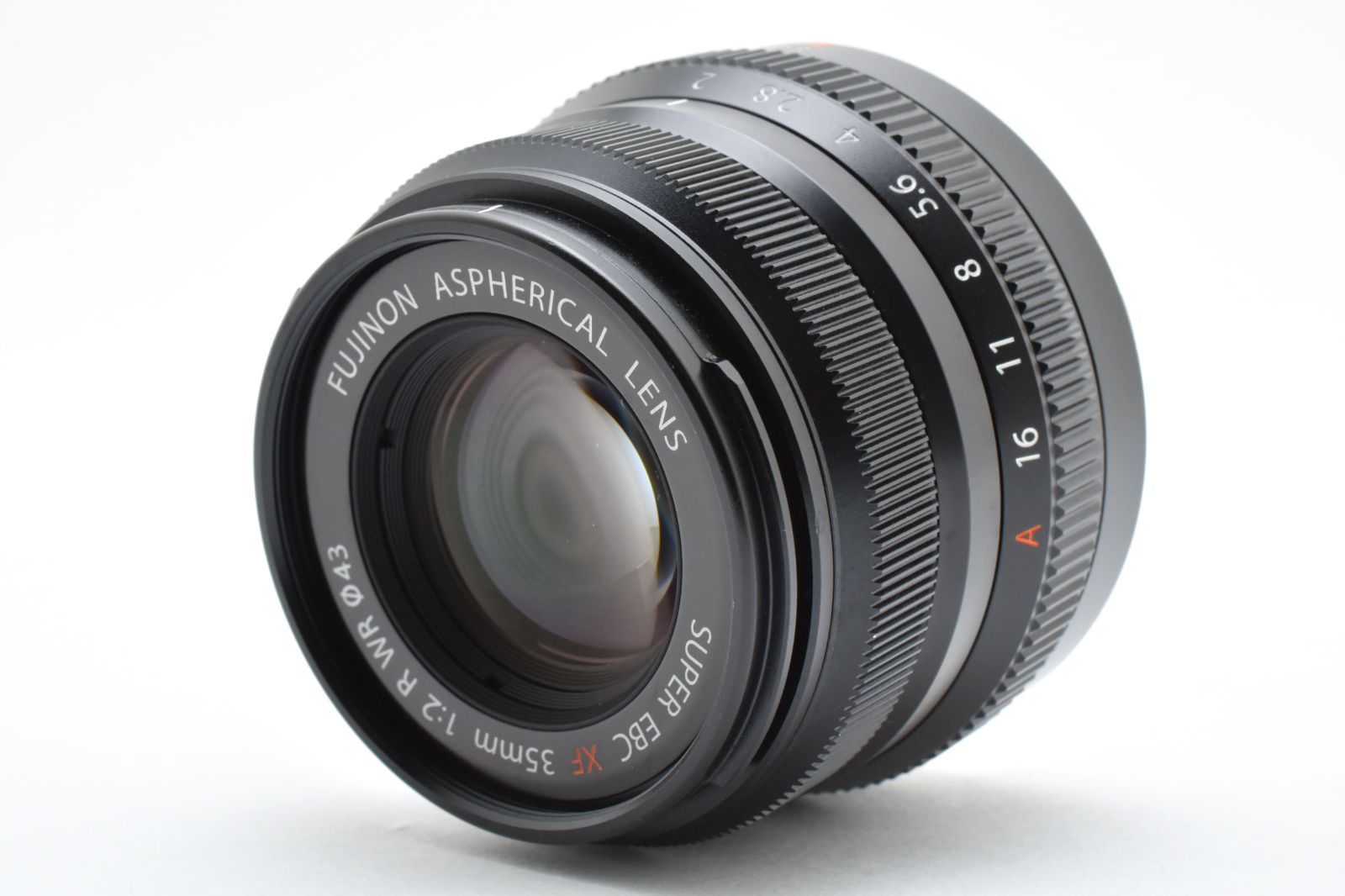 XF 35 mm F 2 R WR 交換レンズ フジノン 単焦点 標準 コンパクト 防塵防滴耐低温 絞りリング ブラック