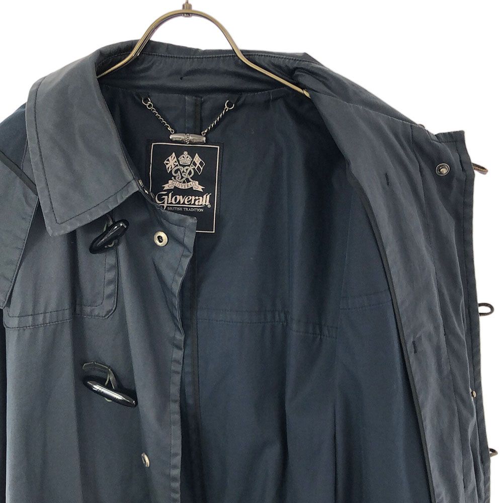 グローバーオール 英国製 トレンチコート 40 ネイビー Gloverall