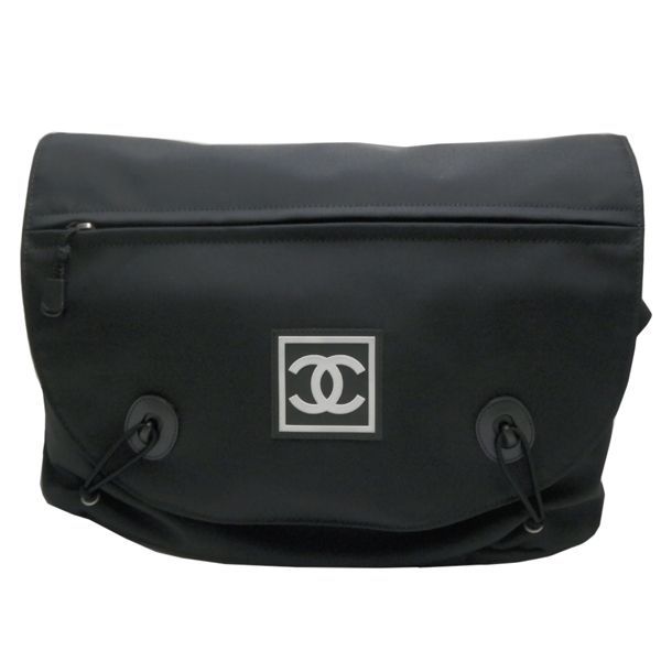 シャネル ＣＨＡＮＥＬ スポーツライン ショルダーバッグ|メッセンジャーバッグ キャンバス ブラック
