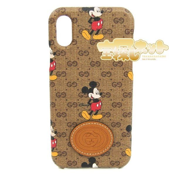 Gucci グッチ ディズニー ミッキー コラボ GGスプリーム iPhoneケース