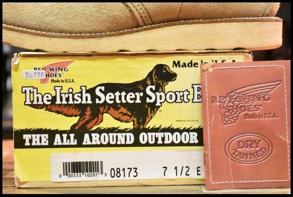 レッドウィング スエード 犬タグ RED WING 8167 スエード 四角犬タグ