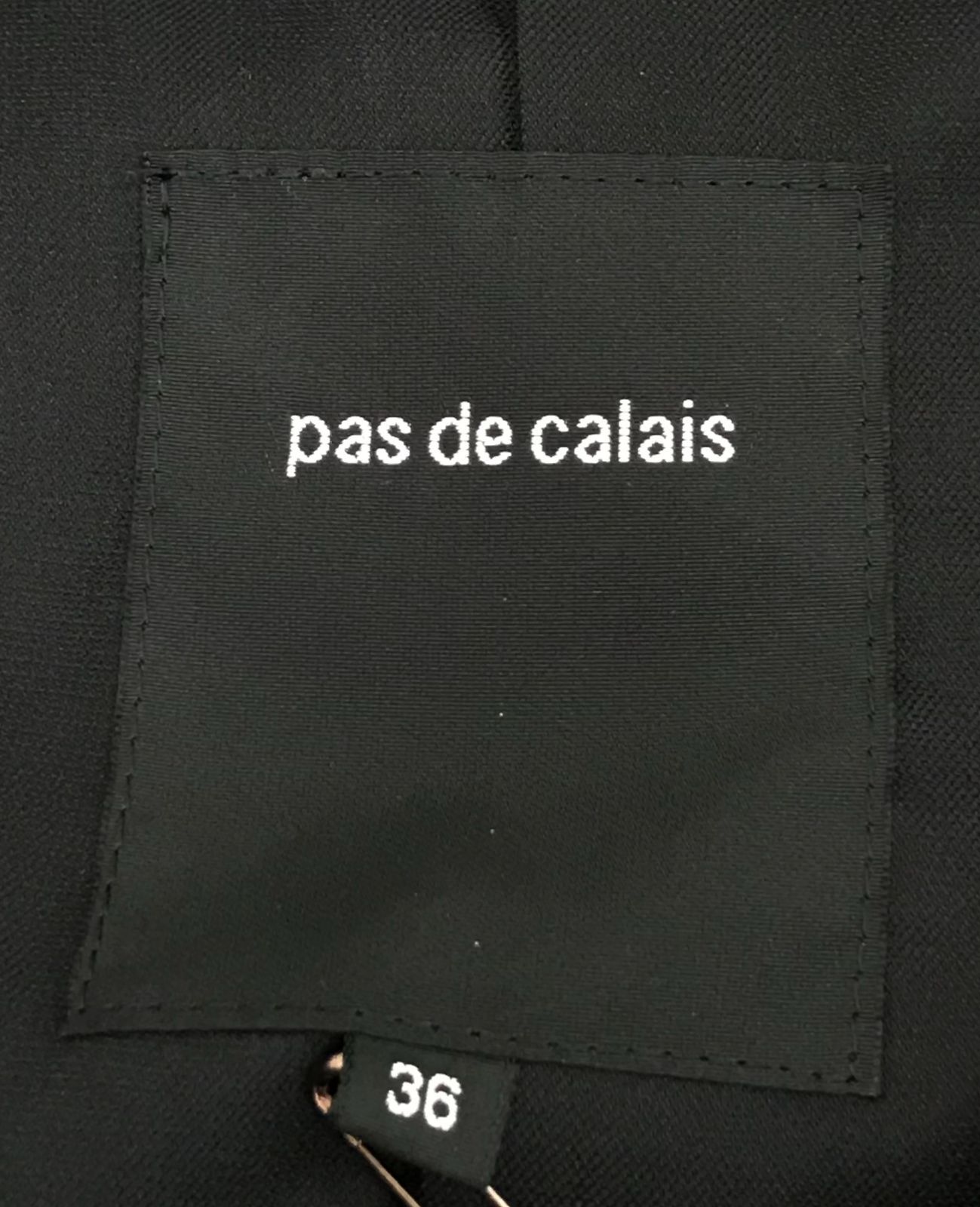 未使用・タグ付】 22AW pas de calais コットンナイロンウェザー 