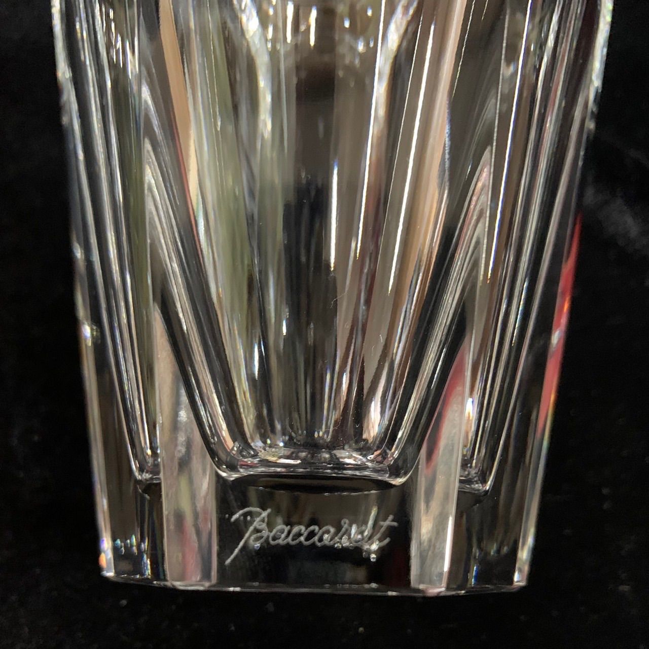 バカラ ネリー 花瓶 フラワーベース 栞 クリスタルガラス 箱入り