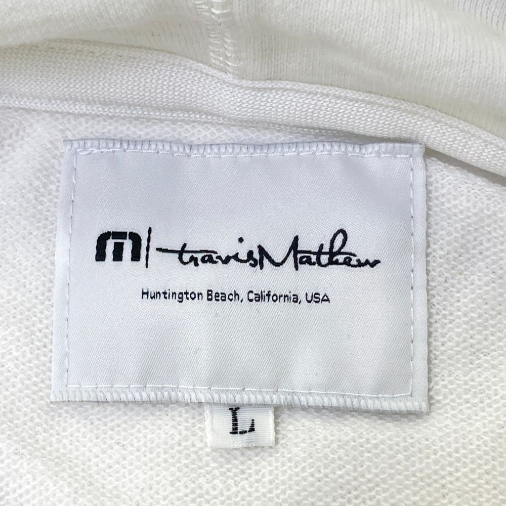 絶対にお買得! サイズ L TRAVIS MATHEW トラビスマシュー パーカー ホワイト系 240101537175 ゴルフウェア メンズ ストスト