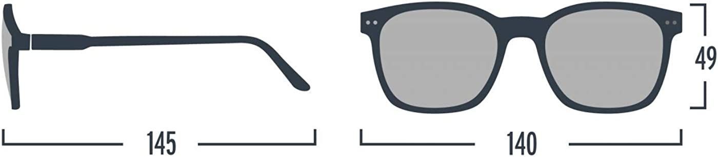 IZIPIZI】 イジピジ 偏光サングラス NAUTIC スクエア （ナイトブルー