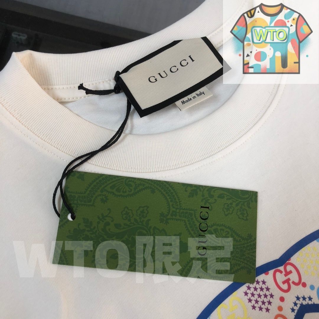 美品♡GUCCI ロゴプリント Tシャツ ホワイト GUCCI ロゴプリント 半袖 Tシャツ ホワイト