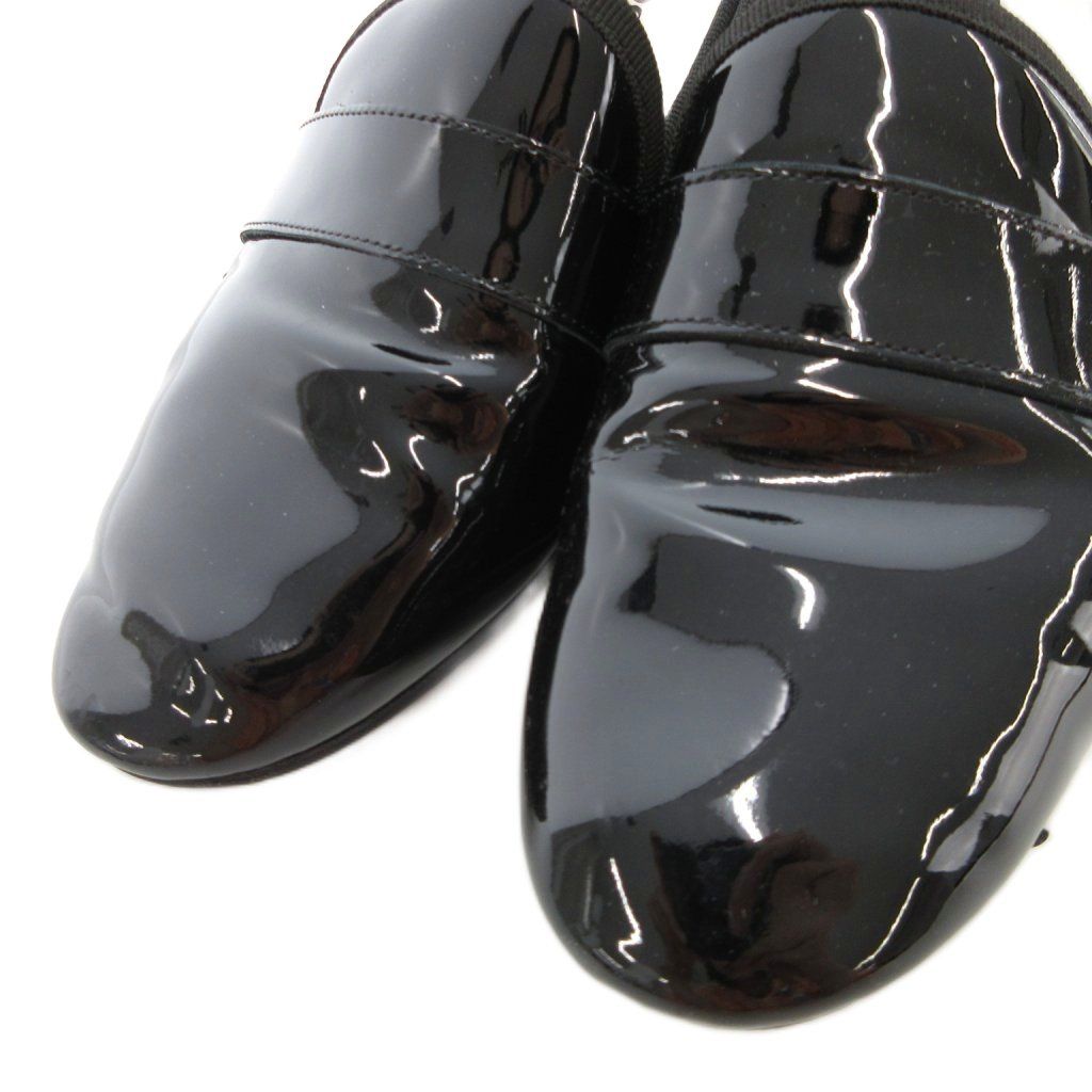 レペット Repetto パテントレザーローファー パンプス 牛革 38