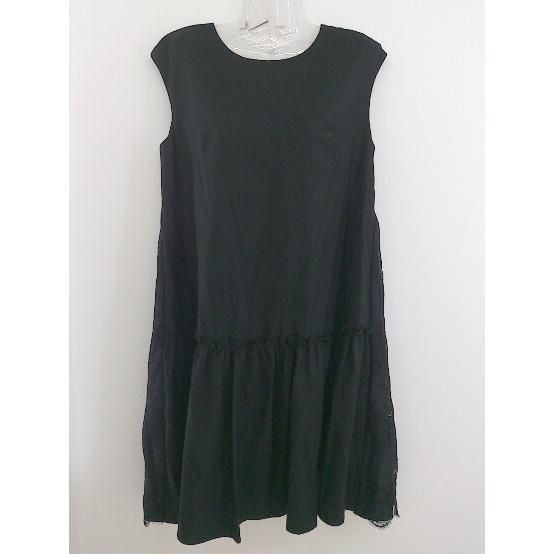 ヴェロフォンナ フォーマルワンピース ブラック ブラックフォーマル ふんわりタックワンピース ゆったりサイズ