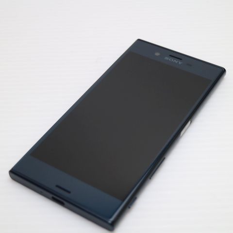 超美品 au SOV34 Xperia XZ フォレストブルー 即日発送 スマホ