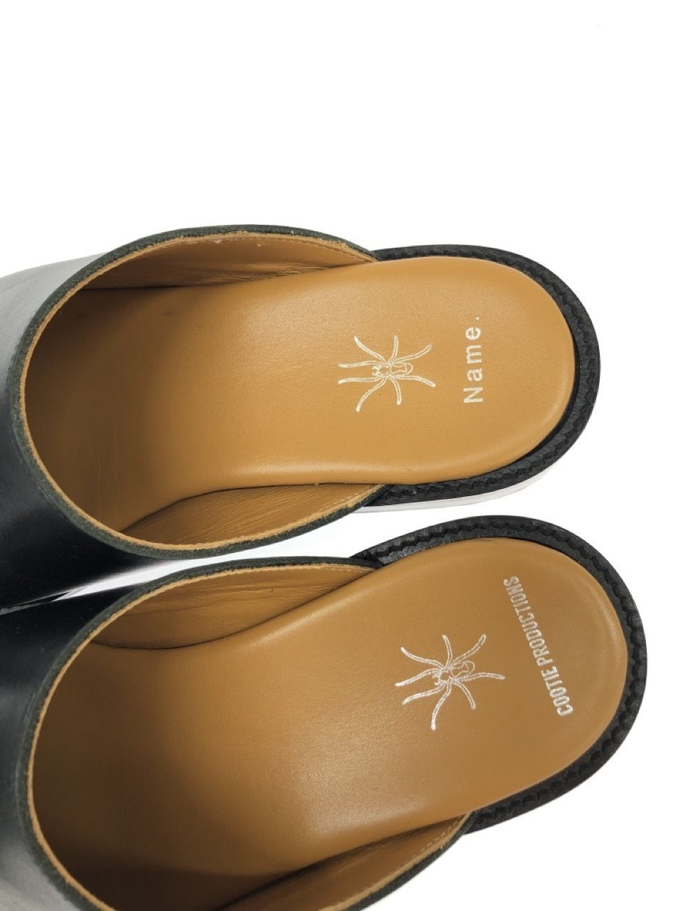 COOTIE Tomo\u0026Co. Name. Leather Slippers - www.stedile.com.br