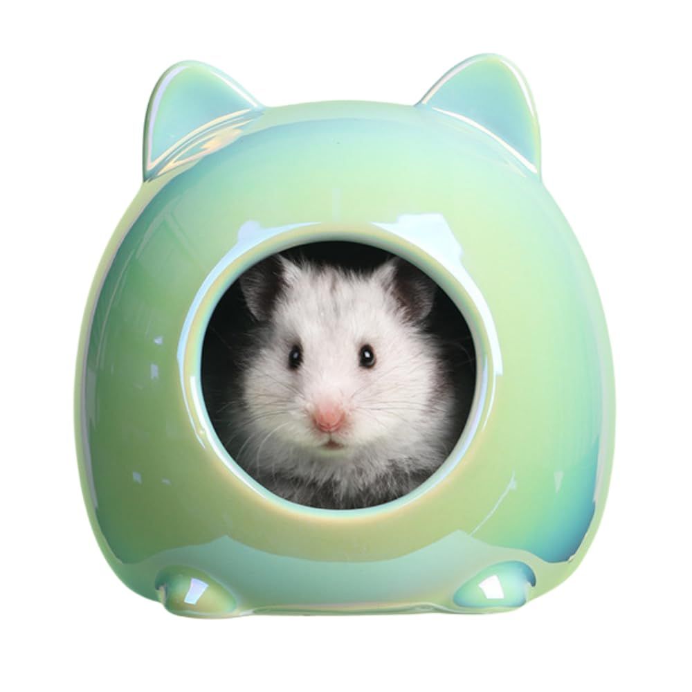 ideamall ハムスター ハウス セラミック 巣箱 ハムスターベッド