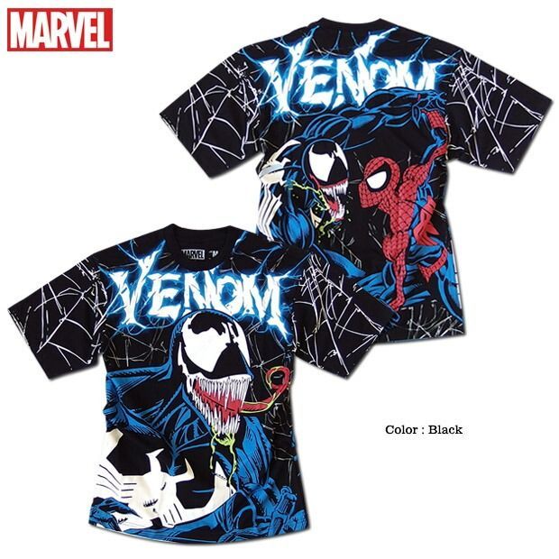 Amazon | [EVERSOUL] MARVEL マーベル Tシャツ VENOM 半袖