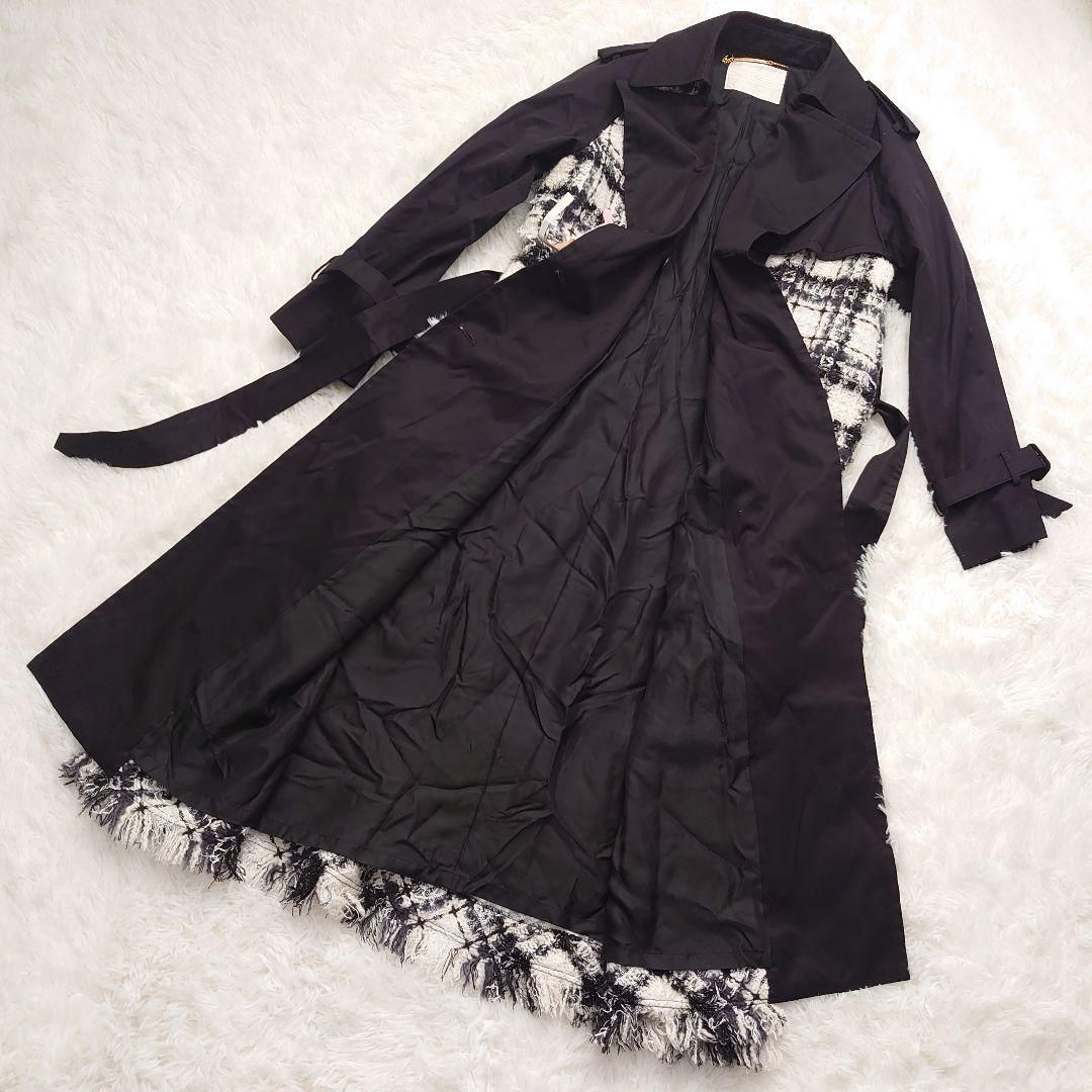 極美品]JENNE オードリーフレアトレンチコート 24SS 近年モデル