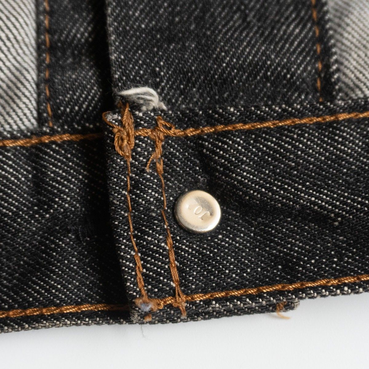 美品/80s】 LEVI'S 【70649-0259/先染め ブラック デニム