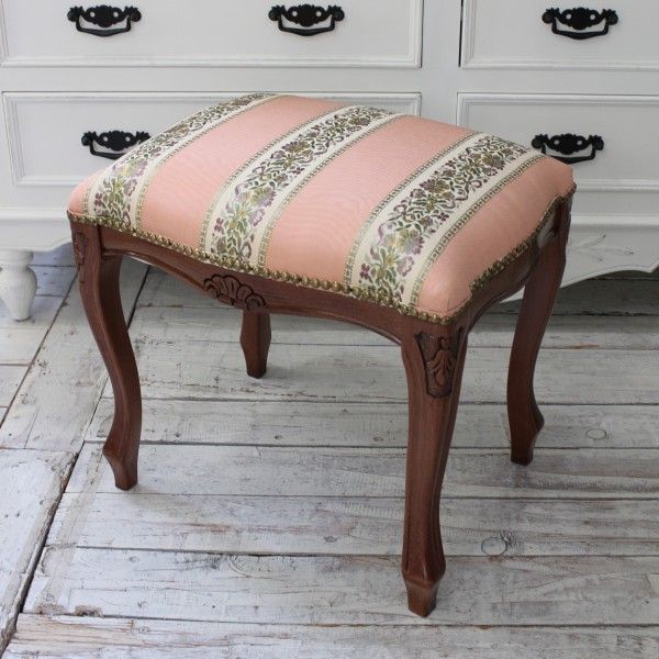 良品✨】 アンティーク スツール 椅子 猫足 ゴブラン織 花柄 楽天市場