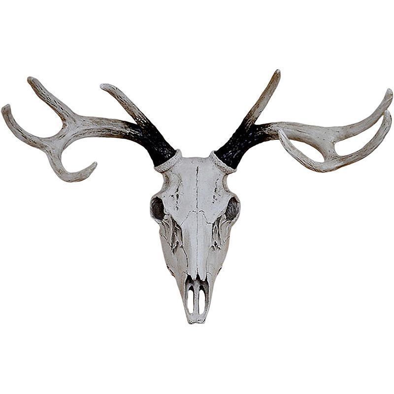 オブジェ ハンティングトロフィー 頭蓋骨 鹿 シカ インテリア ウォール