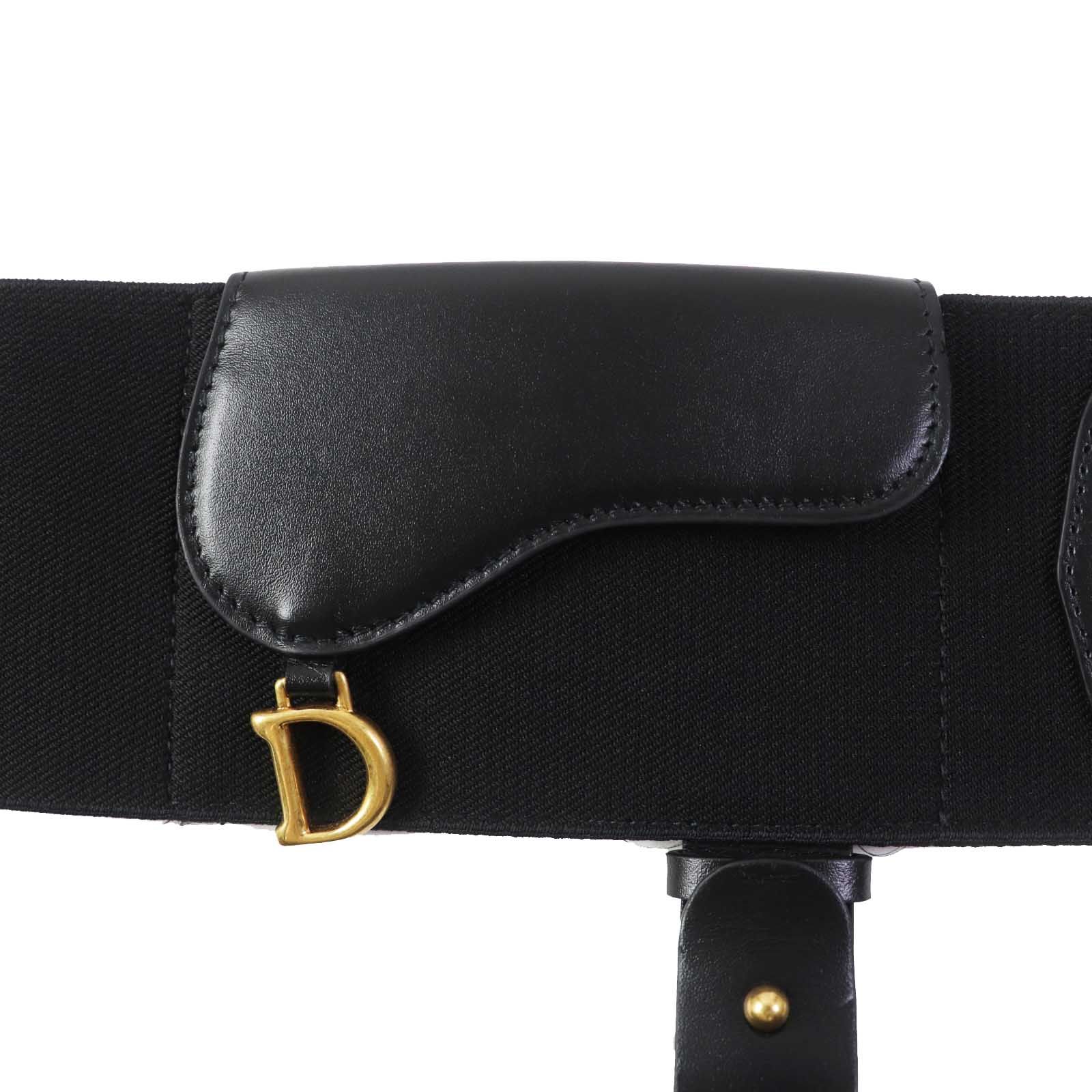 極美品◎Christian Dior クリスチャンディオール SADDLE サドル レザー ウエストポーチ ベルト ブラック ゴールド金具 イタリア製  レディース - メルカリ