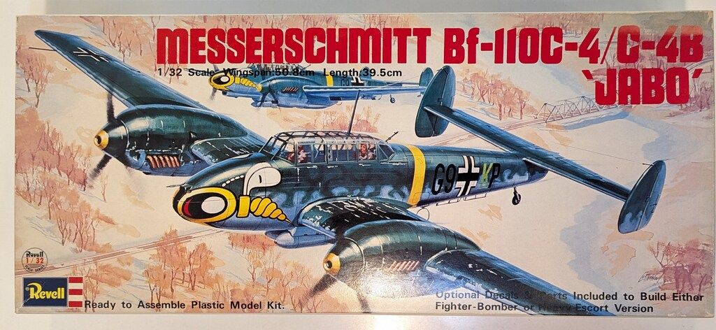ビックスケール レベル製 メッサーシュミットBf110Gー4夜間戦闘