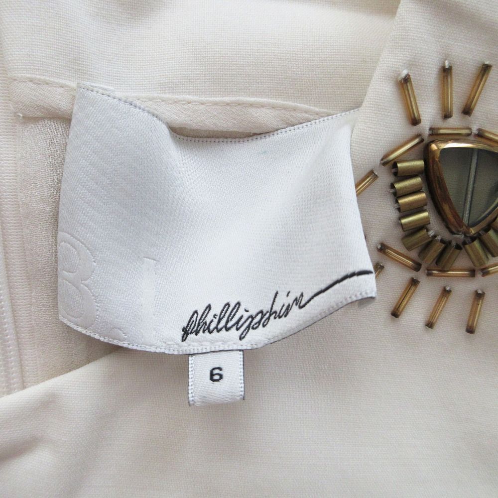 【3.1 Philip lim】ベージュ系 ノースリーブ ワンピース　Ｏサイズ 3.1 Philip lim】ベージュ系 ノースリーブ ワンピース Oサイズ