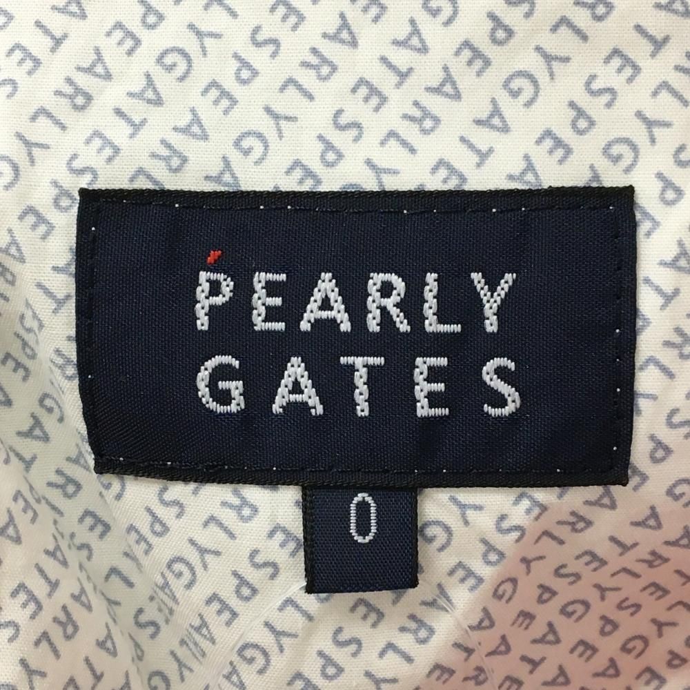 超美品】パーリーゲイツ スカート ネイビー×白×ブルー 総柄 ウエスト