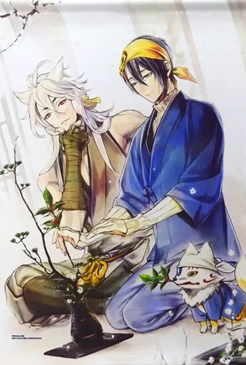 刀剣乱舞 六周年記念祝画 タペストリー 限定 三日月宗近 小狐丸 美品 刀剣乱舞 六周年記念祝画 タペストリー 限定 三日月宗近 小狐丸