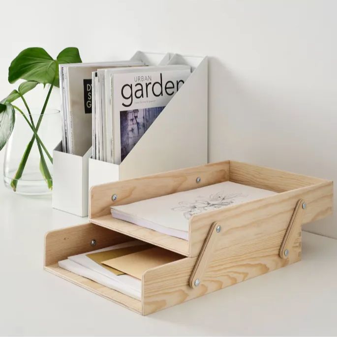 生産終了品 イケア いたい IKEA DOKVMENT 書類入れ トレー ラック