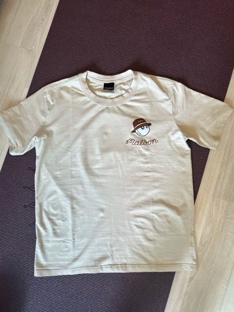 マルボンゴルフボール 半袖 Tシャツ アイボリー xs 55|66