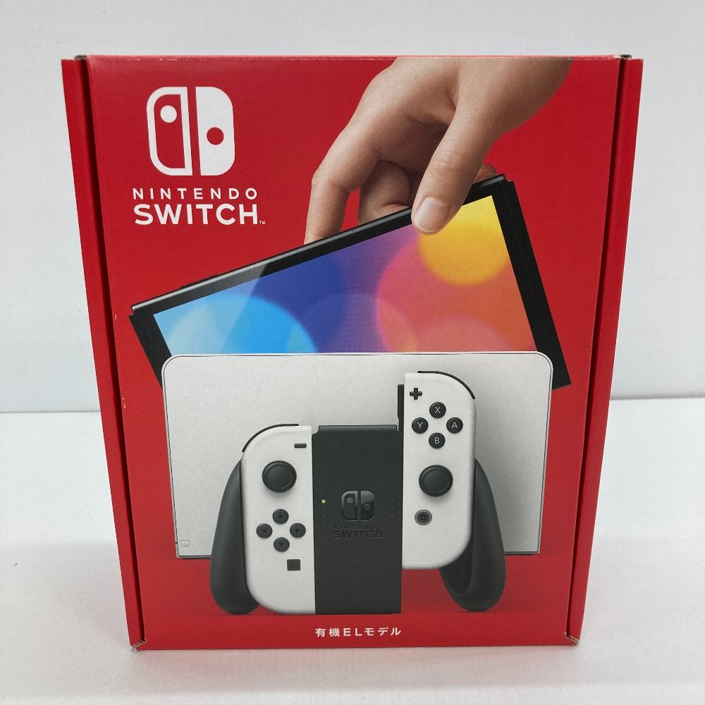 05w04632 【未使用 Nintendo Switch】ニンテンドースイッチ本体 有機ELモデル ホワイト 店舗印なし ＊検品開封済み＊  ゲームハード 【未使用品】 - メルカリ