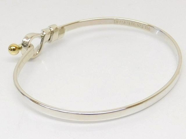 新品同様品 ティファニー ラブノット バングル □ シルバー