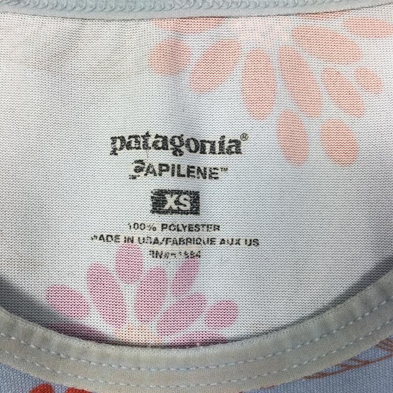 WOMENs XS パタゴニア キャプリーン シルクウェイト Tシャツ PATAGONIA 45034 ブルー系