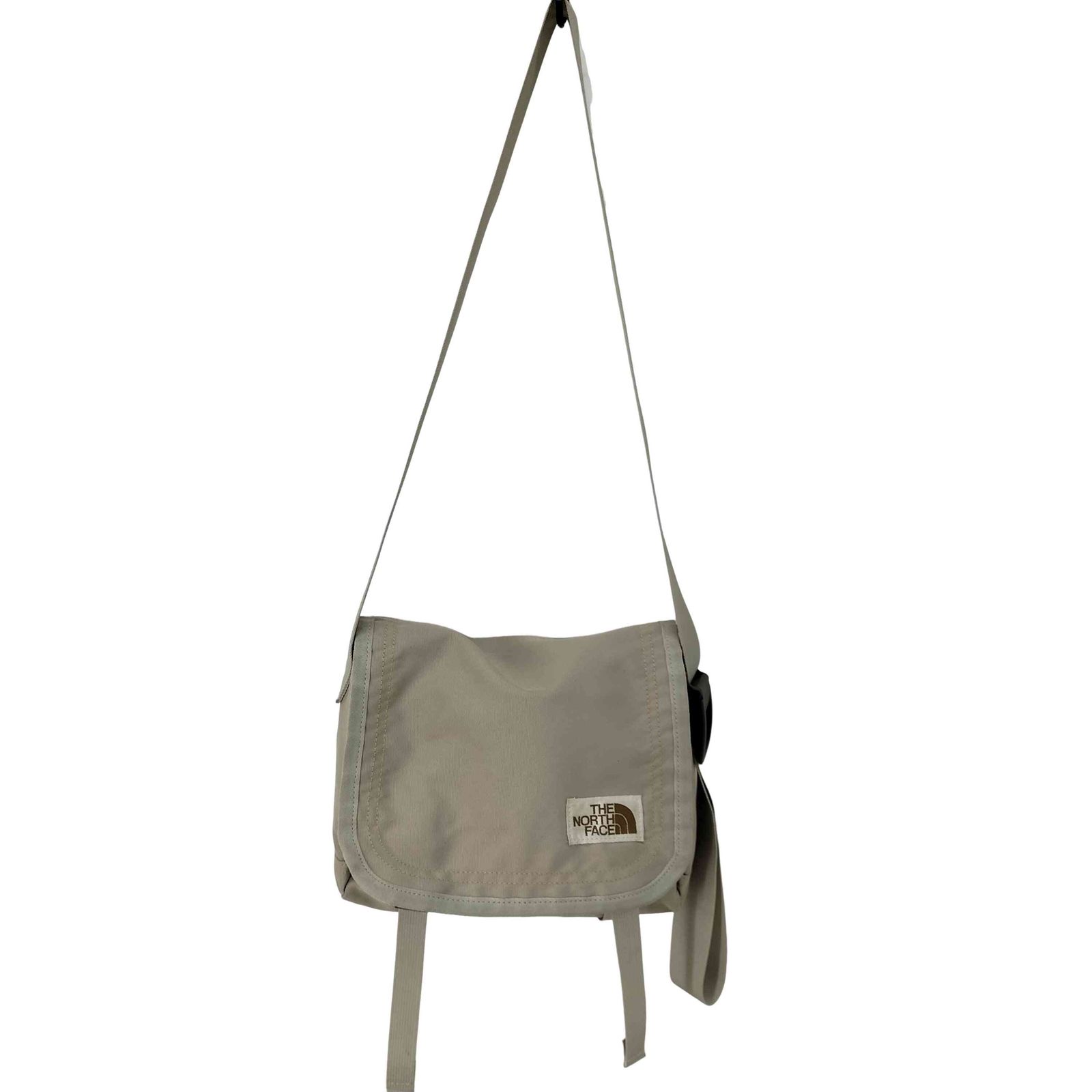 North Face フロントロゴ メッセンジャーバッグ [ザノースフェイス] バッグ メンズ レディース ショルダーバッグ A4対応 ブラック スーパーメッセンジャーバッグ Lサイズ SUPER  MESSENGER BAG L ホワイトレーベル NN2PR00J 日本未入荷モデル [並行輸入品]