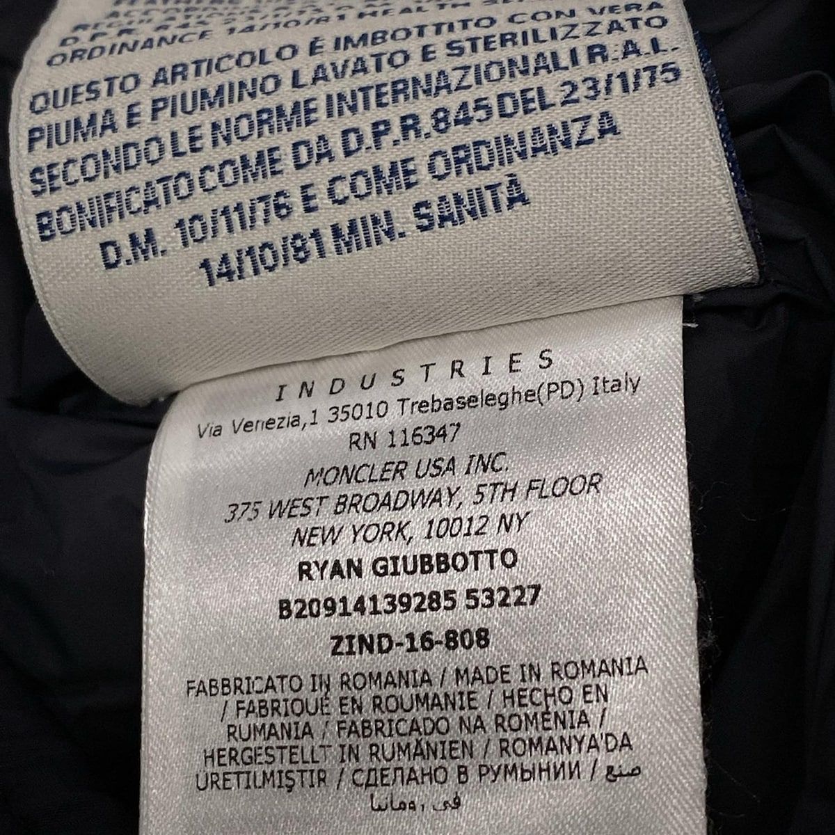 MONCLER(モンクレール) ダウンジャケット サイズ4 XL メンズ