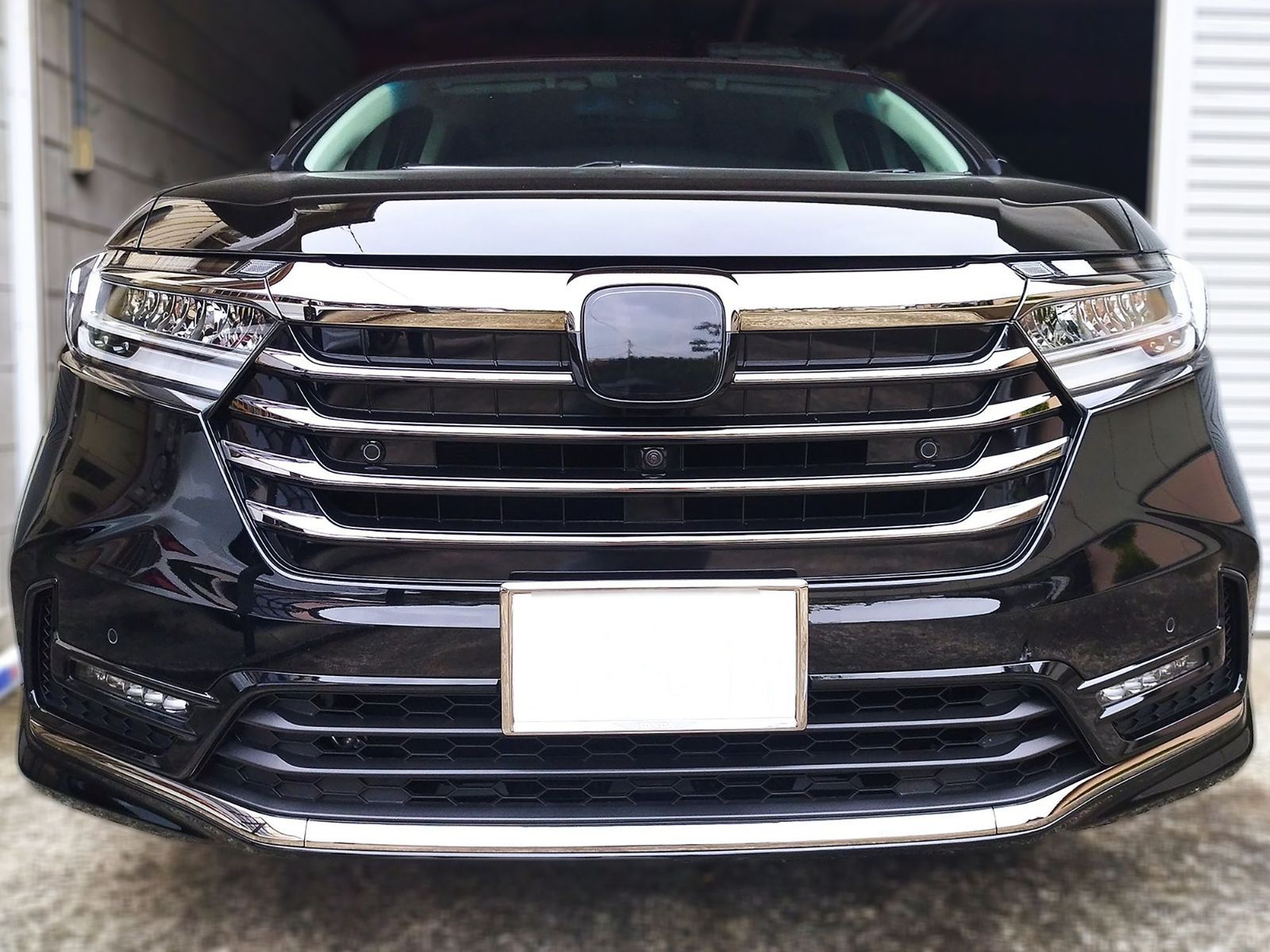 Tint+カット済み エンブレム スモークフィルム(ブラックスモーク5％) オデッセイ RC1/RC2/RC4 後期 rc1 rc4 rc