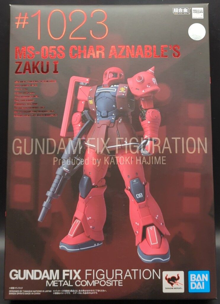 BANDAI SPIRITS GUNDAM FIX FIGURATION METAL COMPOSITE MS-05S ザクI(シャア専用機) #1023