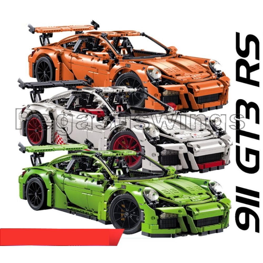 レゴ 互換 テクニック ポルシェ 911 GT3 RS オレンジ - メルカリ