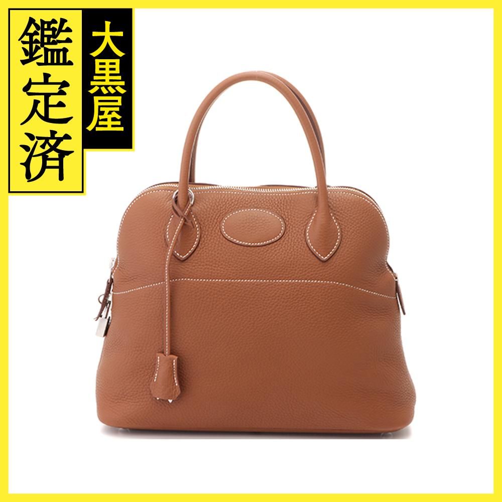 HERMES エルメス ボリード31 トリヨンクレマンス ゴールド SV シルバー