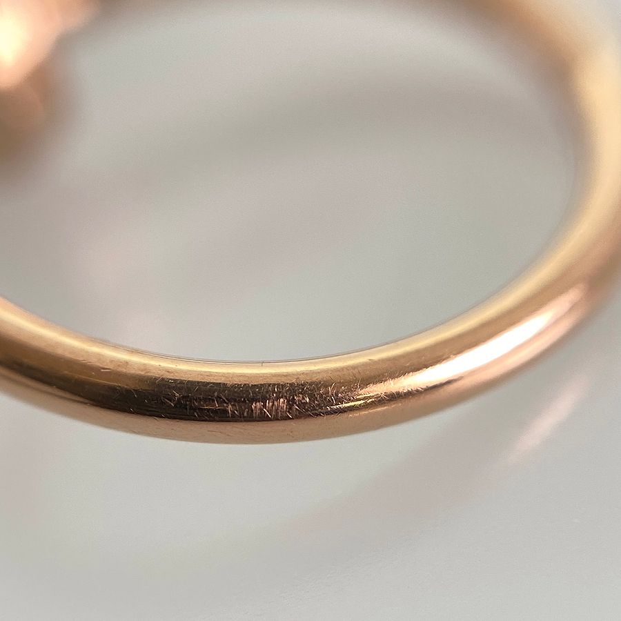 （購入証明書有）Cartier ジュストアンクル　リング　51 カルティエ Cartier ジュストアンクル SM K18PG 11号(51) リング