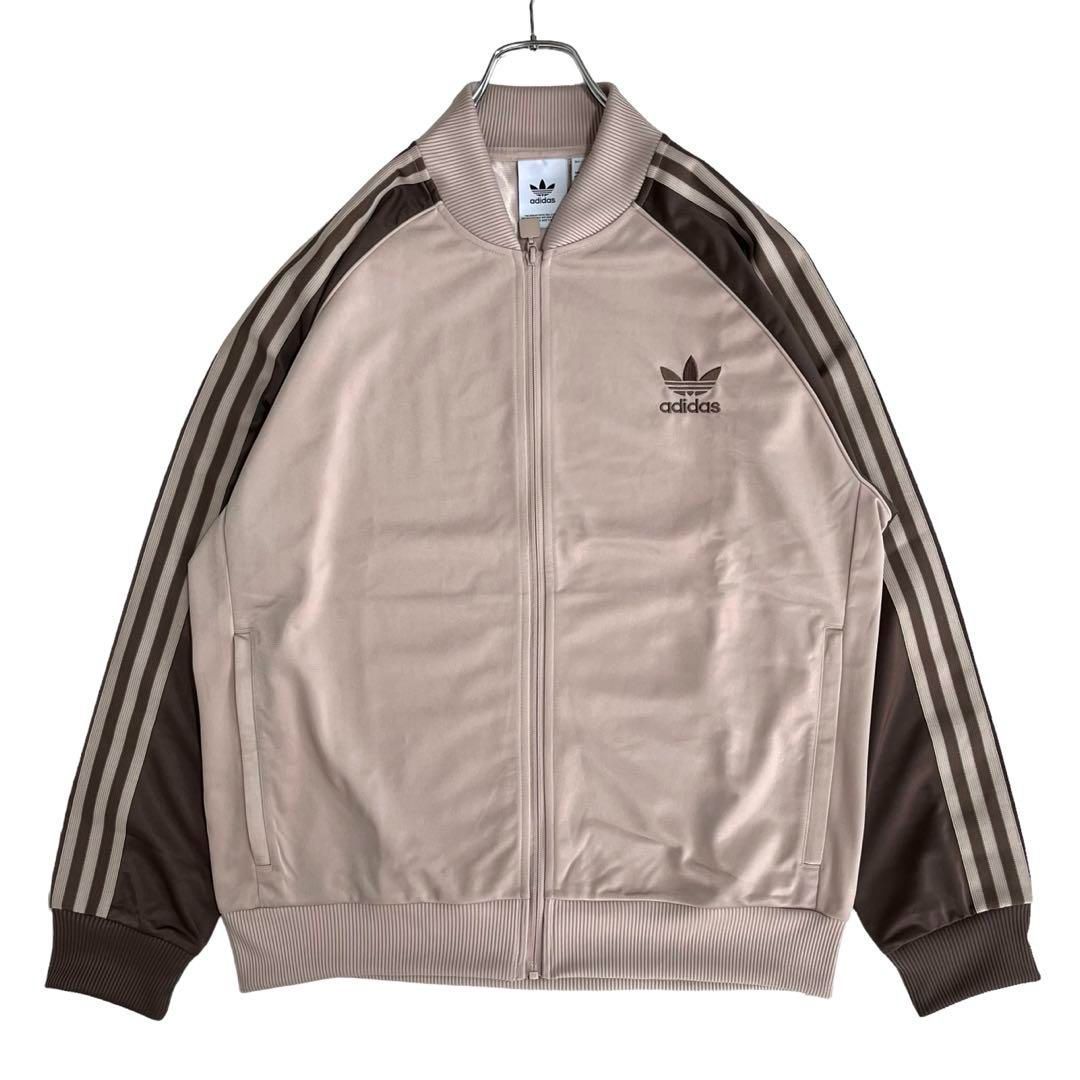 超人気カラー 美品 アディダス トラックジャケット ベージュブラウン XL adidas Originals - 新品⭐️メンズ2XS 80s復刻adidasトラック